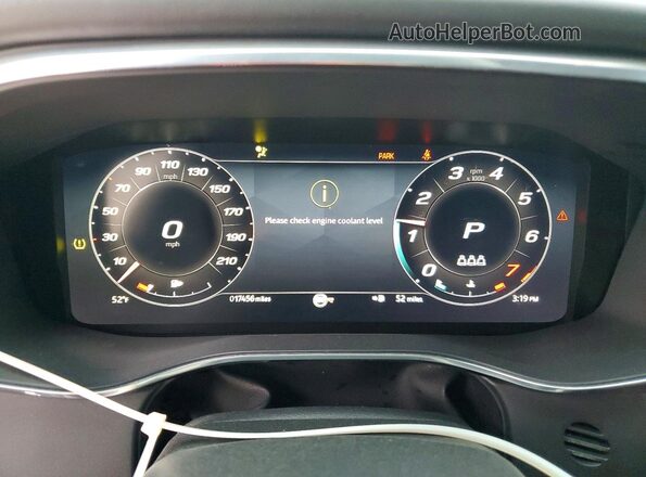 SADCZ2EE5PA714105 2023 JAGUAR F-PACE Black Widok zestawu wskaźników