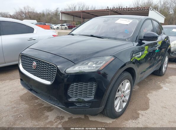 SADFJ2FX0K1Z42302 2019 JAGUAR E-PACE Черный Передняя левая четверть