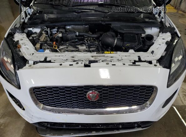 SADFJ2FX0K1Z64820 2019 JAGUAR E-PACE Белый Вид задней части салона