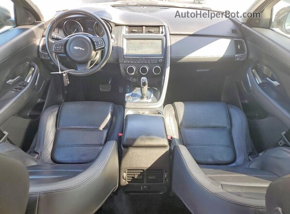 SADFJ2FX1J1Z30979 2018 JAGUAR E-PACE Черный Вид панели приборов