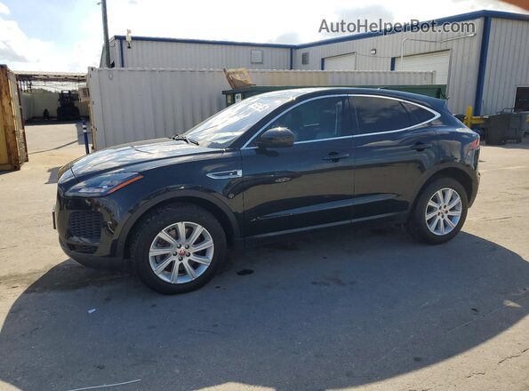 SADFJ2FX1J1Z30979 2018 JAGUAR E-PACE Черный Передняя левая четверть