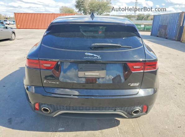 SADFJ2FX1J1Z30979 2018 JAGUAR E-PACE Черный Вид сзади