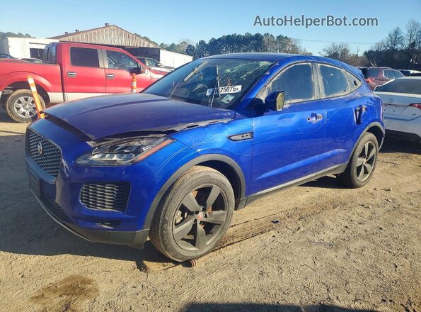 SADFJ2FX3K1Z40690 2019 JAGUAR E-PACE Синий Передняя левая четверть