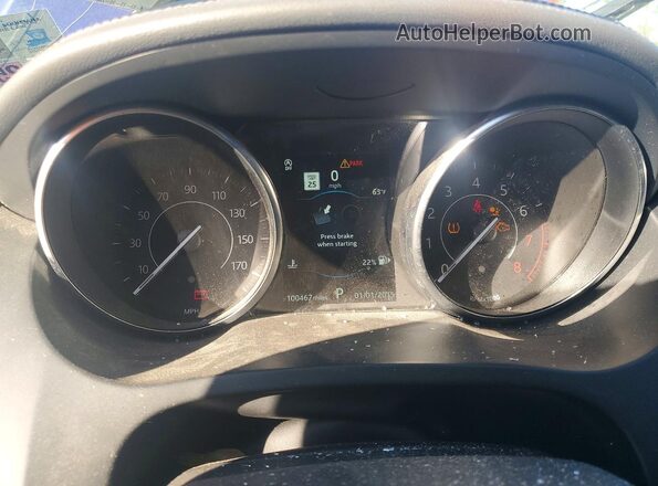 SADFJ2FX3K1Z40690 2019 JAGUAR E-PACE Синий Вид щитка приборов