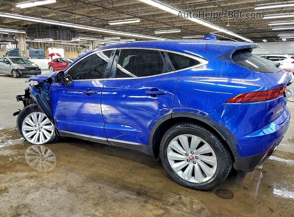 SADFP2FX0K1Z43609 2019 JAGUAR E-PACE Синий Задняя левая четверть