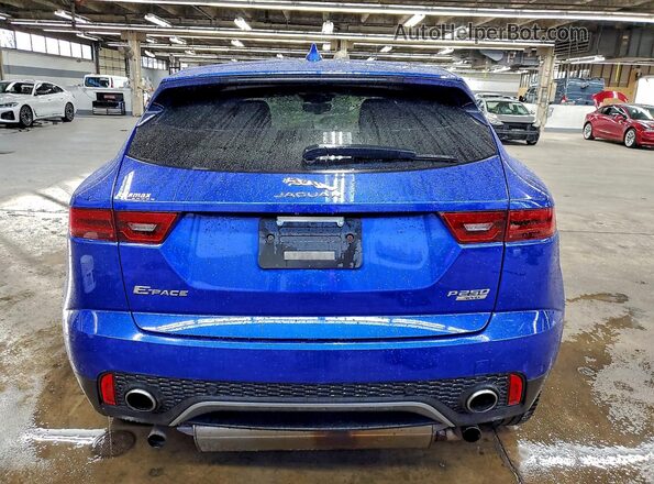 SADFP2FX0K1Z43609 2019 JAGUAR E-PACE Синий Вид сзади