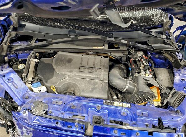 SADFP2FX0K1Z43609 2019 JAGUAR E-PACE Синий Вид подкапотного пространства
