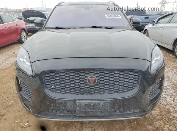 SADFP2FX2K1Z63585 2019 JAGUAR E-PACE Black წინა ხედი