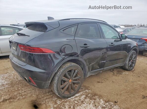 SADFP2FX2K1Z63585 2019 JAGUAR E-PACE Black უკანა მარჯვენა