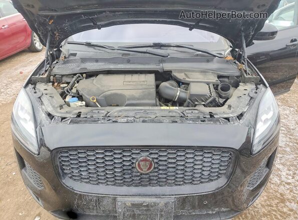 SADFP2FX2K1Z63585 2019 JAGUAR E-PACE Black უკანა სალონის ხედი