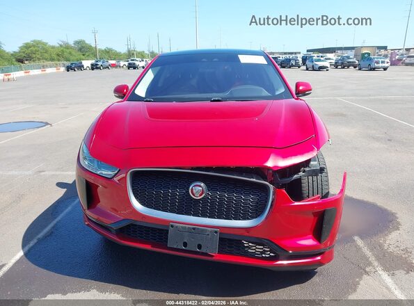 SADHB2S1XL1F83472 2020 JAGUAR I-PACE Red Widok wnętrza z tyłu