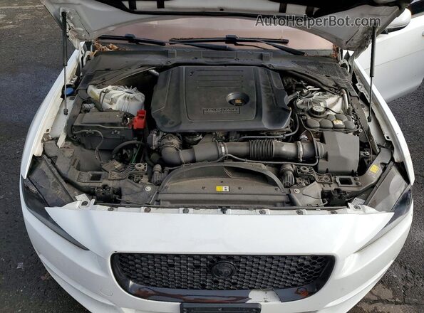 SAJAD4BN4HA978260 2017 JAGUAR XF Белый Вид задней части салона