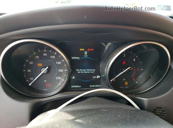SAJAD4BN4HA978260 2017 JAGUAR XF Белый Вид щитка приборов