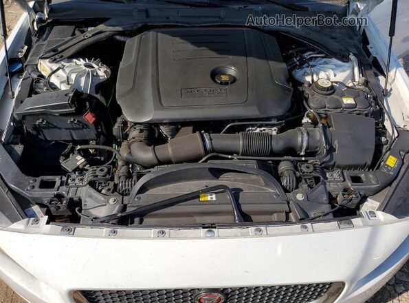 SAJAD4FN2JCP33347 2018 JAGUAR XF Белый Вид задней части салона