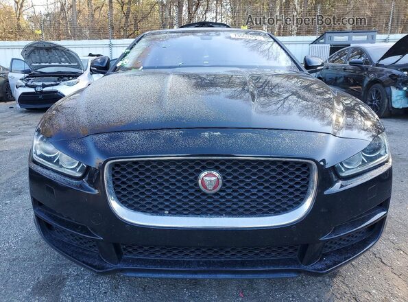 SAJAD4FX7JCP38402 2018 JAGUAR XF Черный Вид спереди