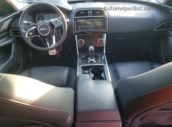 SAJAE4FX4LCP56601 2020 JAGUAR XF Черный Вид панели приборов