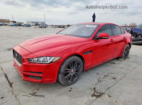 SAJAE4FX6JCP34869 2018 JAGUAR XF Red Передня ліва чверть