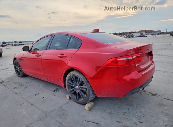 SAJAE4FX6JCP34869 2018 JAGUAR XF Red Задня ліва чверть