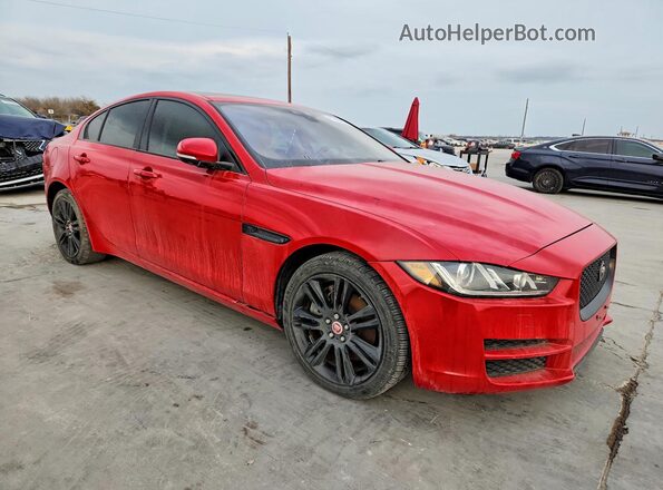 SAJAE4FX6JCP34869 2018 JAGUAR XF Red Передня права чверть