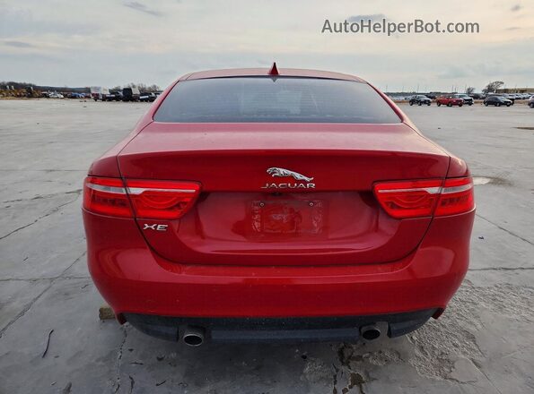 SAJAE4FX6JCP34869 2018 JAGUAR XF Red Вид ззаду