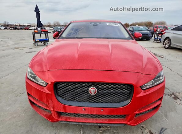 SAJAE4FX6JCP34869 2018 JAGUAR XF Red Вид спереду