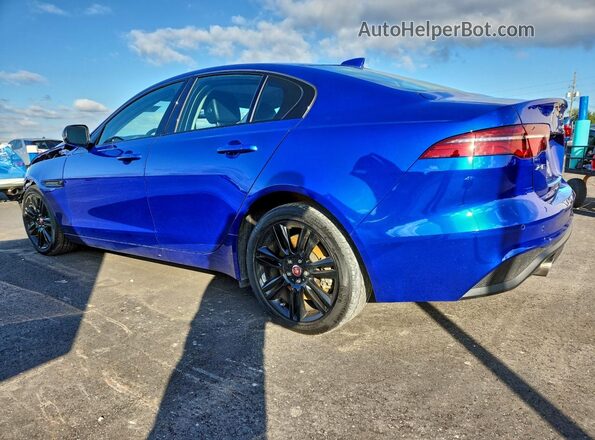 SAJAE4FXXLCP60314 2020 JAGUAR XF Синий Задняя левая четверть