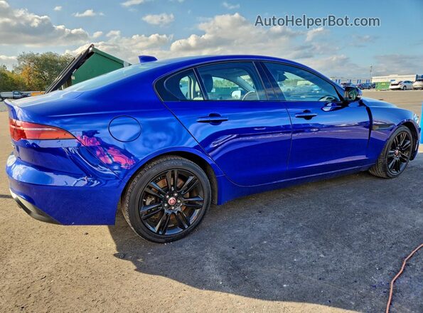 SAJAE4FXXLCP60314 2020 JAGUAR XF Синий Задняя правая четверть