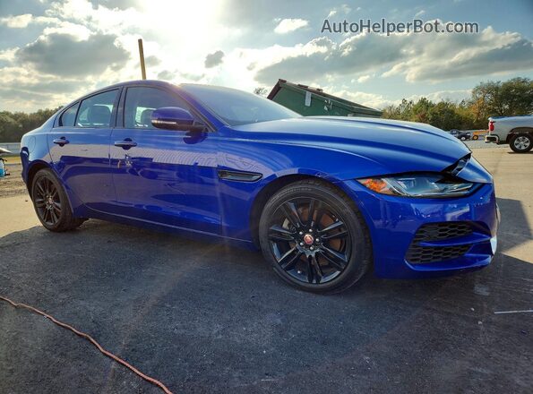 SAJAE4FXXLCP60314 2020 JAGUAR XF Синий Передняя правая четверть