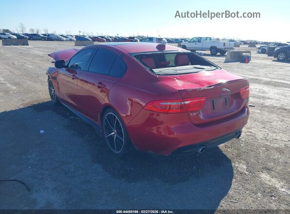 SAJAG4FV2JCP17723 2018 JAGUAR XF Красный Задняя левая четверть
