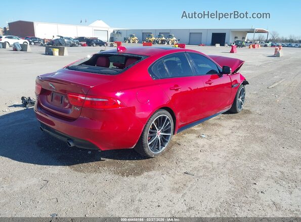 SAJAG4FV2JCP17723 2018 JAGUAR XF Красный Задняя правая четверть