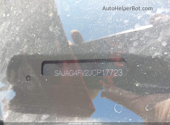 SAJAG4FV2JCP17723 2018 JAGUAR XF Красный Вид подкапотного пространства