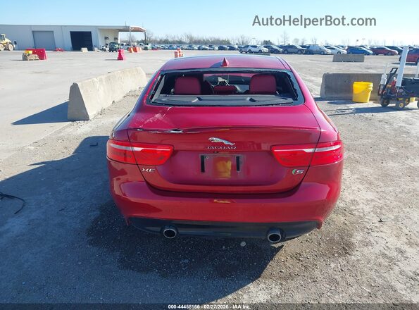 SAJAG4FV2JCP17723 2018 JAGUAR XF Красный 