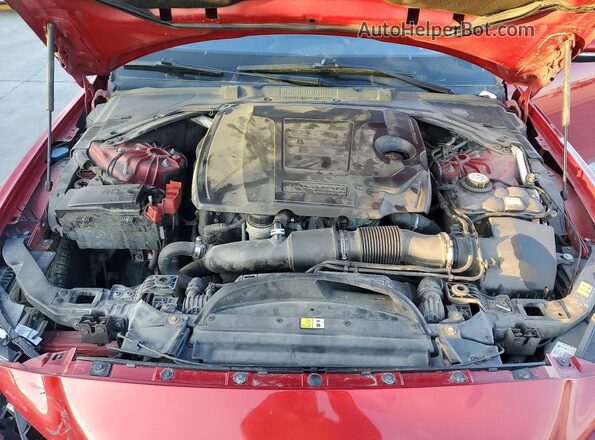 SAJAJ4FX2JCP37814 2018 JAGUAR XF Red Widok wnętrza z tyłu