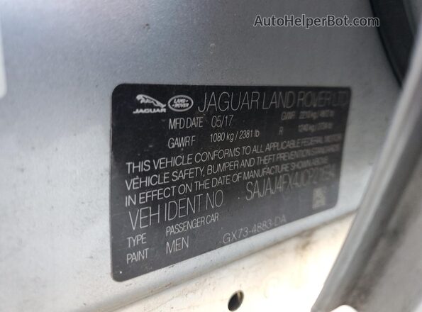 SAJAJ4FX4JCP21694 2018 JAGUAR XF Серебряный Вид подкапотного пространства