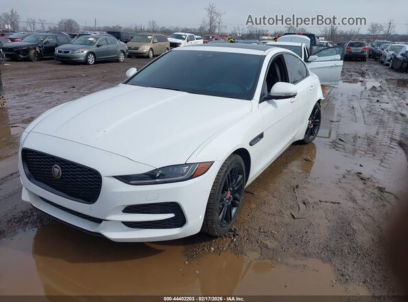 SAJAJ4FXXLCP63449 2020 JAGUAR XF Белый Передняя левая четверть