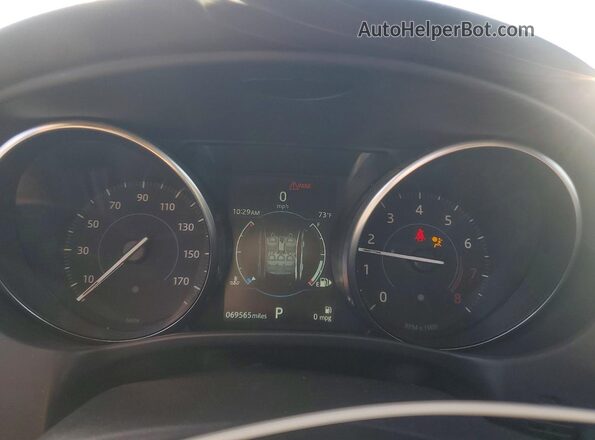 SAJAS4FX7KCP52694 2019 JAGUAR XF Белый Вид щитка приборов