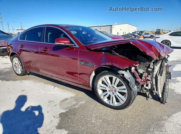 SAJBD4BV6HCY32922 2017 JAGUAR XF Бордовый Передняя правая четверть
