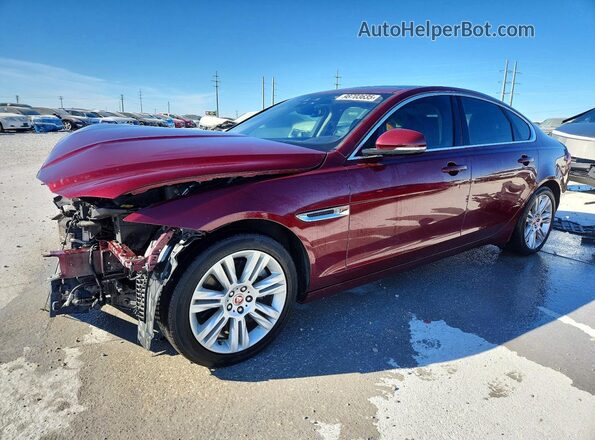 SAJBD4BV6HCY32922 2017 JAGUAR XF Бордовый Передняя левая четверть
