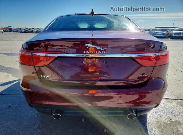 SAJBD4BV6HCY32922 2017 JAGUAR XF Бордовый Вид сзади