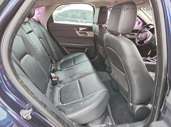 SAJBE4BV3GCY18844 2016 JAGUAR XF Синий Вид задних сидений