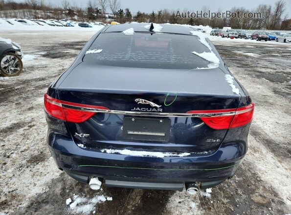 SAJBE4BV3GCY18844 2016 JAGUAR XF Синий Вид сзади