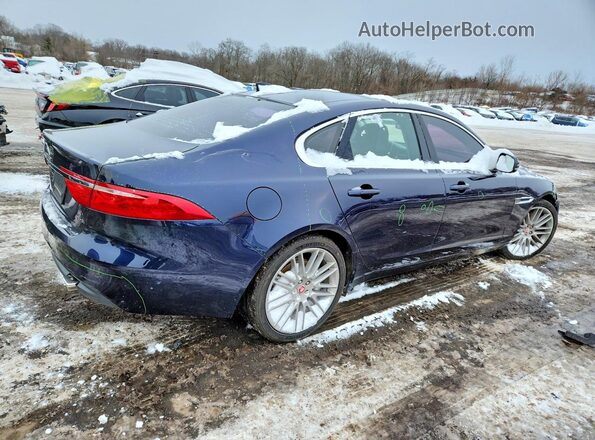 SAJBE4BV3GCY18844 2016 JAGUAR XF Синий Задняя правая четверть