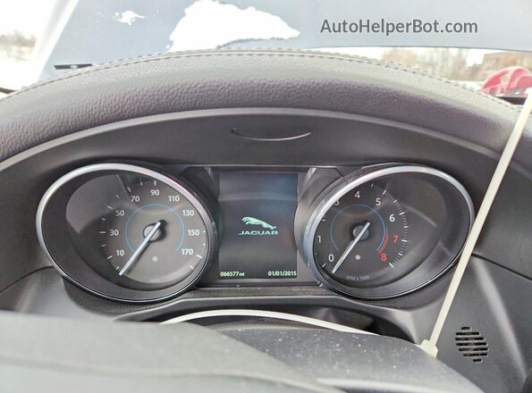 SAJBE4BV3GCY18844 2016 JAGUAR XF Синий Вид щитка приборов