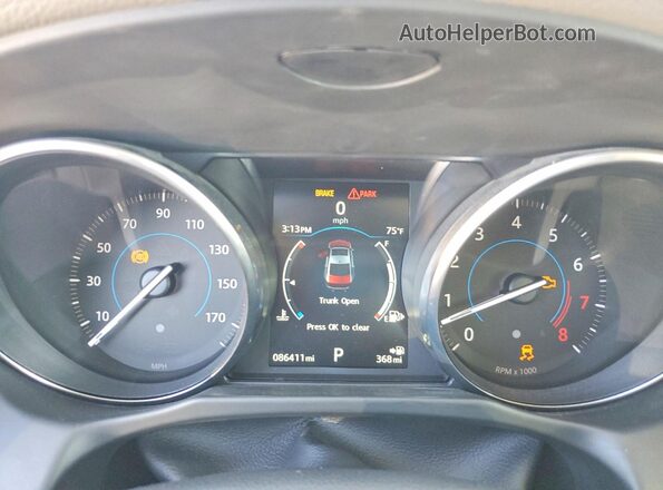 SAJBE4BV6GCY11578 2016 JAGUAR XF Желто-коричневый Вид щитка приборов