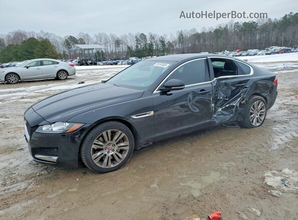 SAJBJ4BV6GCY22074 2016 JAGUAR XF Black Front left