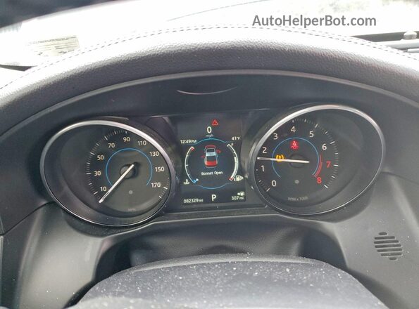 SAJBJ4BV6GCY22074 2016 JAGUAR XF Black Instrument cluster view