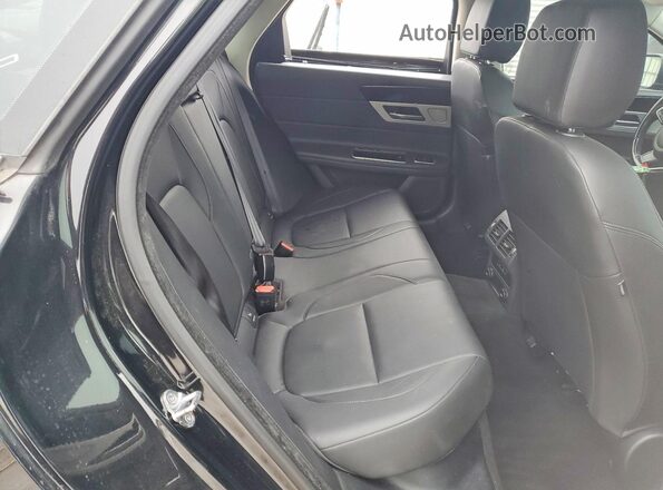 SAJBJ4BV6GCY22074 2016 JAGUAR XF Black Rear seats view