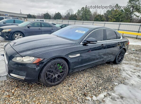 SAJBK4BV1GCY15479 2016 JAGUAR XF Black Передня ліва чверть