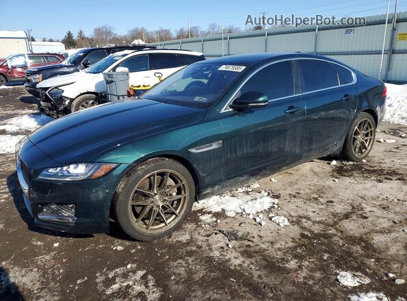 SAJBK4BV3GCY16178 2016 JAGUAR XF Зеленый Передняя левая четверть