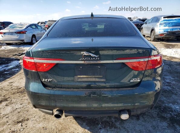 SAJBK4BV3GCY16178 2016 JAGUAR XF Зеленый Вид сзади
